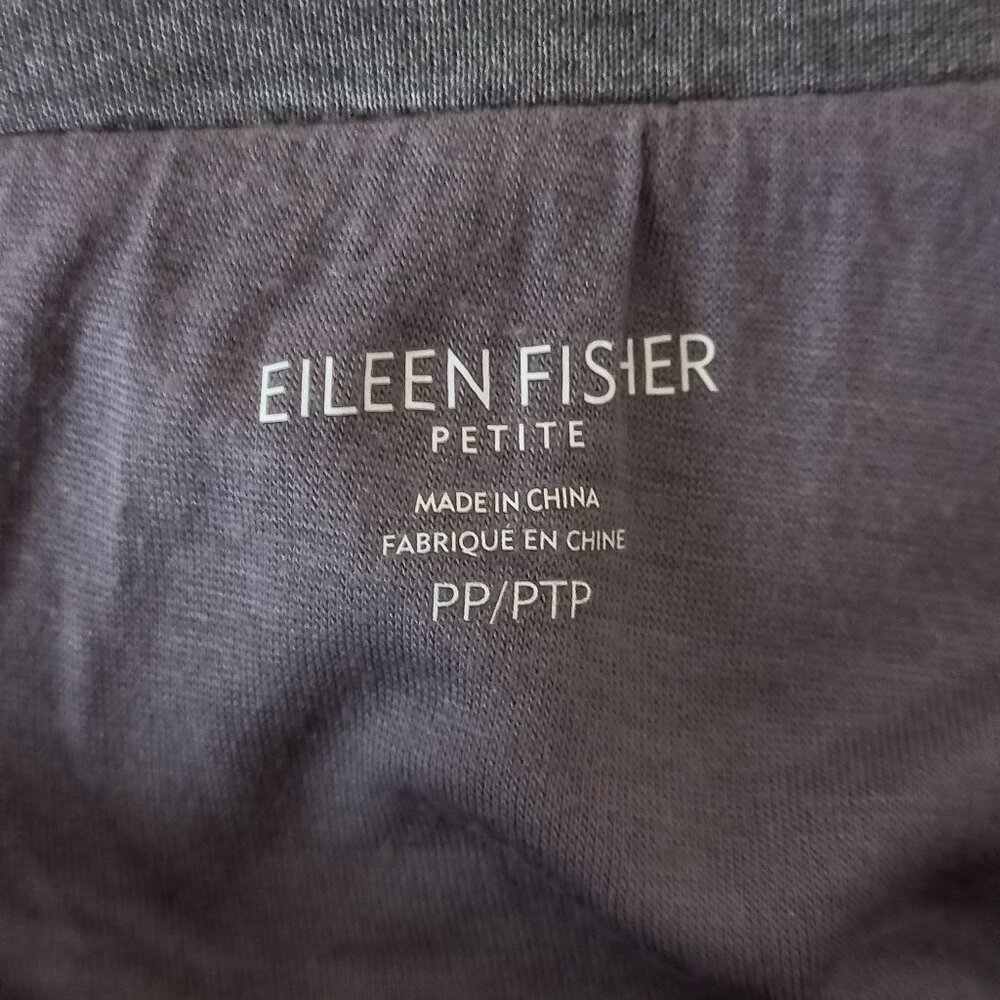 EILEEN FISHER silk blend grey tiered maxi skirt - Picture 10 of 11